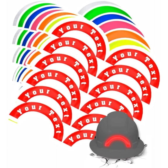 High Visibility Reflective Safety Hard Hat Sticker Customize Logo Hi-Vis Sticker for Helmet
