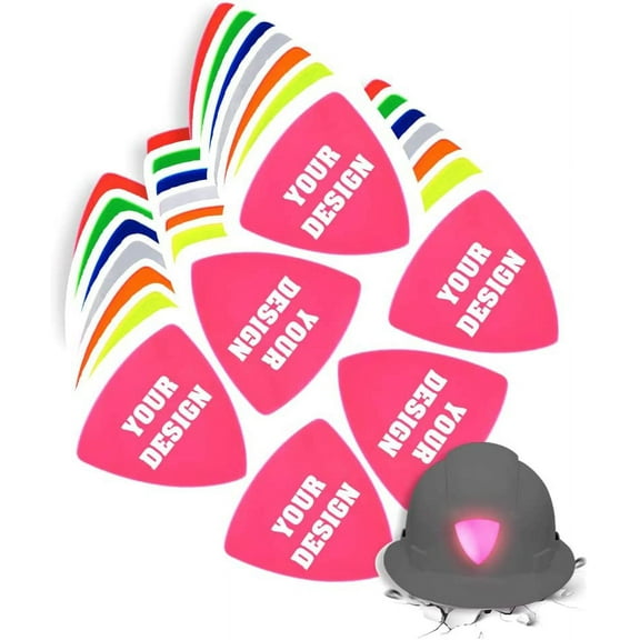 High Visibility Reflective Safety Hard Hat Sticker Customize Logo Hi-Vis Sticker for Helmet