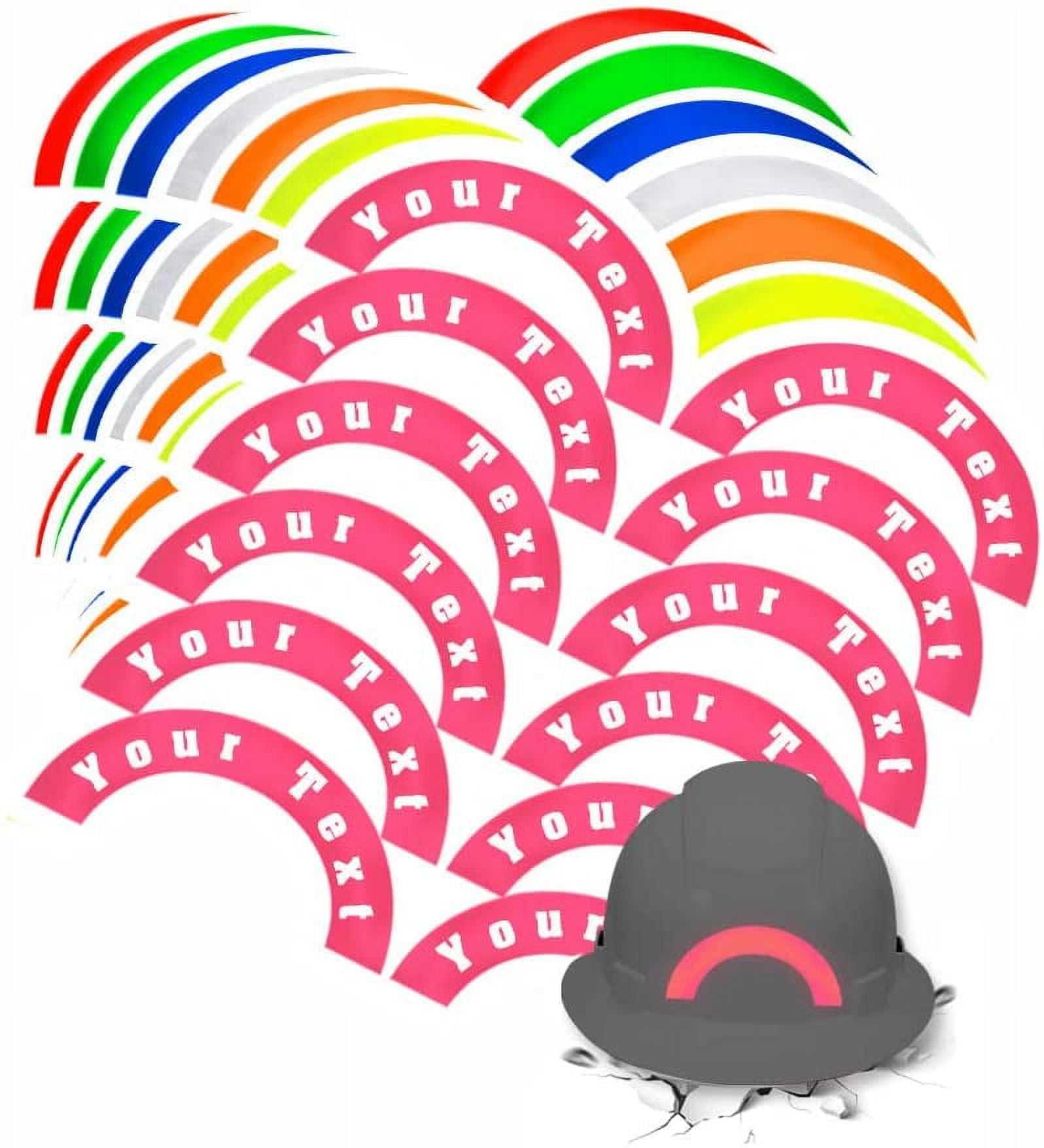 high-visibility-reflective-safety-hard-hat-sticker-customize-logo-hi-vis-sticker-for-helmet-walmart-com for Free Printable Hard Hat Template High Visibility Reflective Safety Hard Hat Sticker Customize Logo Hi-Vis Sticker for Helmet - Walmart.com for Free Printable Hard Hat Template