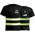 thumbnail image 1 of High Visibility Reflective Safety Shirts Custom Your Logo Hi Vis t Shirts Neon Quick Dry Outdoor Work Shirts, 1 of 7