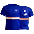 thumbnail image 1 of High Visibility Reflective Safety Shirts Custom Your Logo Hi Vis t Shirts Neon Quick Dry Outdoor Work Shirts, 1 of 7