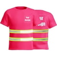 thumbnail image 1 of High Visibility Reflective Safety Shirts Custom Your Logo Hi Vis t Shirts Neon Quick Dry Outdoor Work Shirts, 1 of 7
