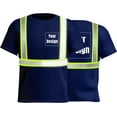 thumbnail image 1 of High Visibility Reflective Safety Shirts Custom Your Logo Hi Vis t Shirts Neon Quick Dry Outdoor Work Shirts, 1 of 7