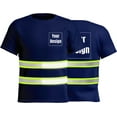 thumbnail image 1 of High Visibility Reflective Safety Shirts Custom Your Logo Hi Vis t Shirts Neon Quick Dry Outdoor Work Shirts, 1 of 7