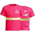 thumbnail image 1 of High Visibility Reflective Safety Shirts Custom Your Logo Hi Vis t Shirts Neon Quick Dry Outdoor Work Shirts, 1 of 7