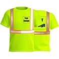 thumbnail image 1 of High Visibility Reflective Safety Shirts Custom Your Logo Hi Vis t Shirts Neon Quick Dry Outdoor Work Shirts, 1 of 7