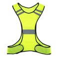 thumbnail image 1 of High Visibility Reflective Safety Vest Night Running Security Clothing Adjustable Waist(Lime), 1 of 6