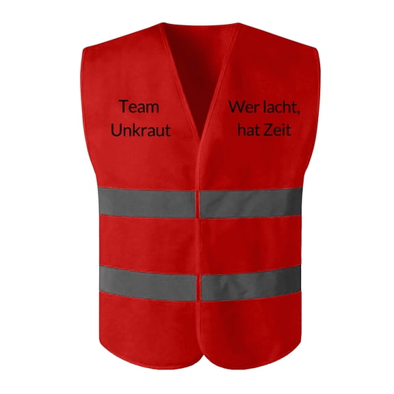 High Visibility Reflective Safety Vest Red Sleeveless Security Vest with Reflective Strips for Work Cycling Outdoor Activities(Red,XL)