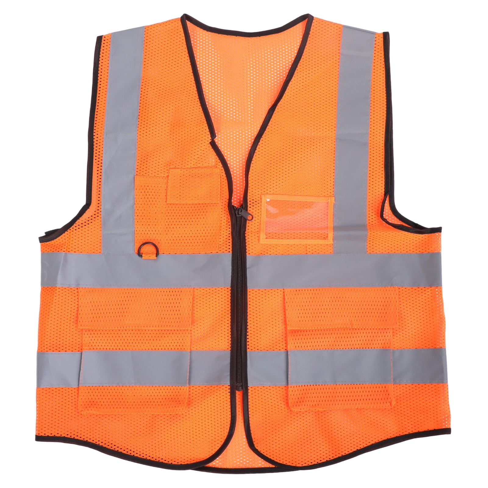High Visibility Reflective Safety Vest with Multiple Pockets and Mesh ...