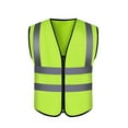 thumbnail image 1 of High Visibility Reflective Vests for Men Women, Full Zip Lightweight Safety Vest for Outdoor Works, 1 of 6