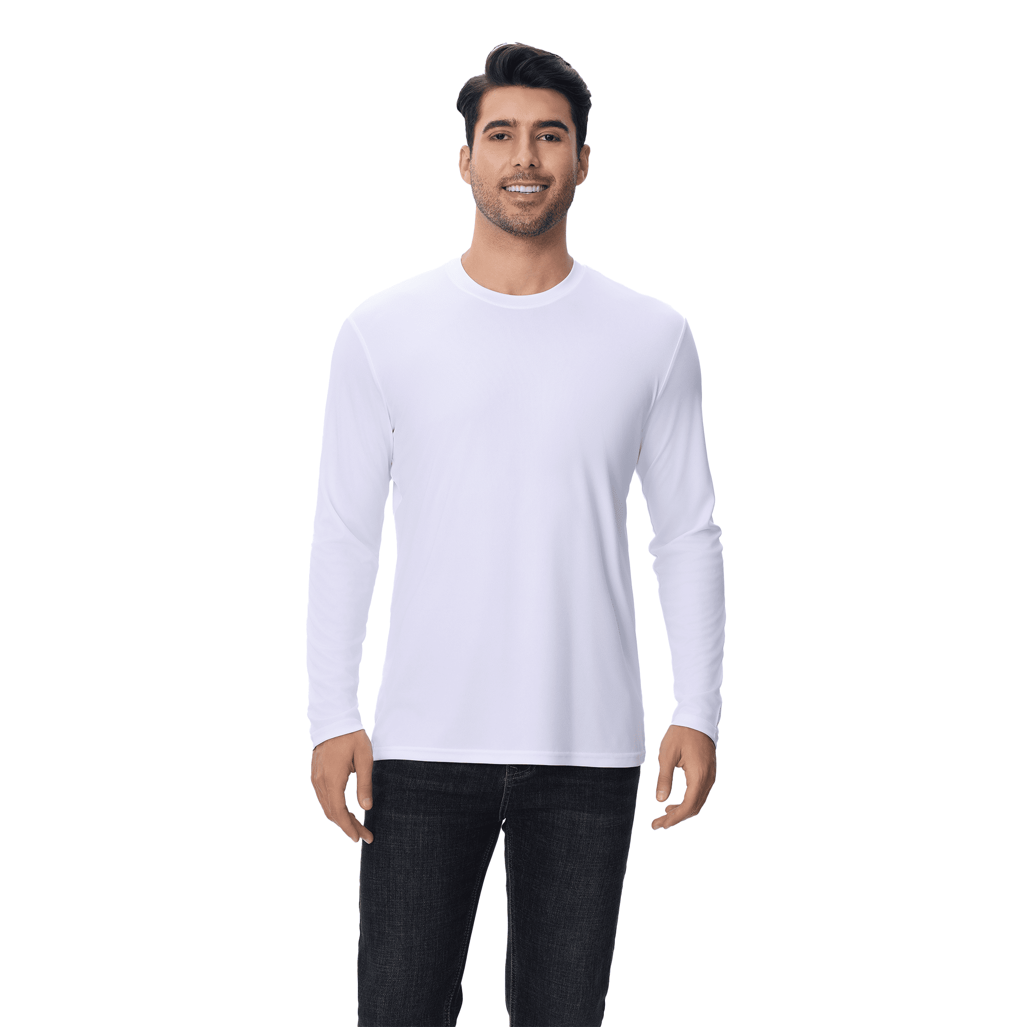 ウェア ELECTRIC VARIAL DRY L/S TEE XL High Visibility Safety T-Shirt for Men, Hi Vis Pure Dry Fit Poly