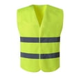 thumbnail image 1 of High Visibility Safety Vest with Reflective Strips for Men & Women, Work, Construction,Cycling, Runnning, Surveyor, Volunteer, 1 of 9