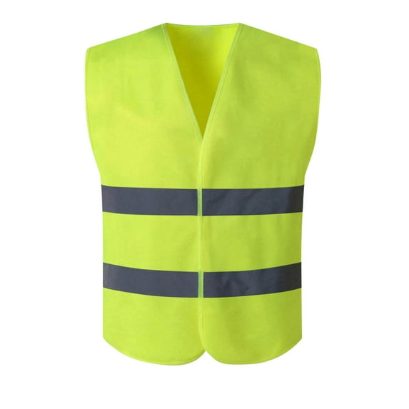 High Visibility Safety Vest with Reflective Strips for Men & Women, Work, Construction,Cycling, Runnning, Surveyor, Volunteer