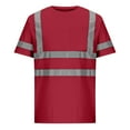 thumbnail image 1 of High Visibility Shirts for Unisex Quick Dry Safety T Shirts Class 3 Reflective Strips Mesh Hi Vis Construction Work Shirt, 1 of 4