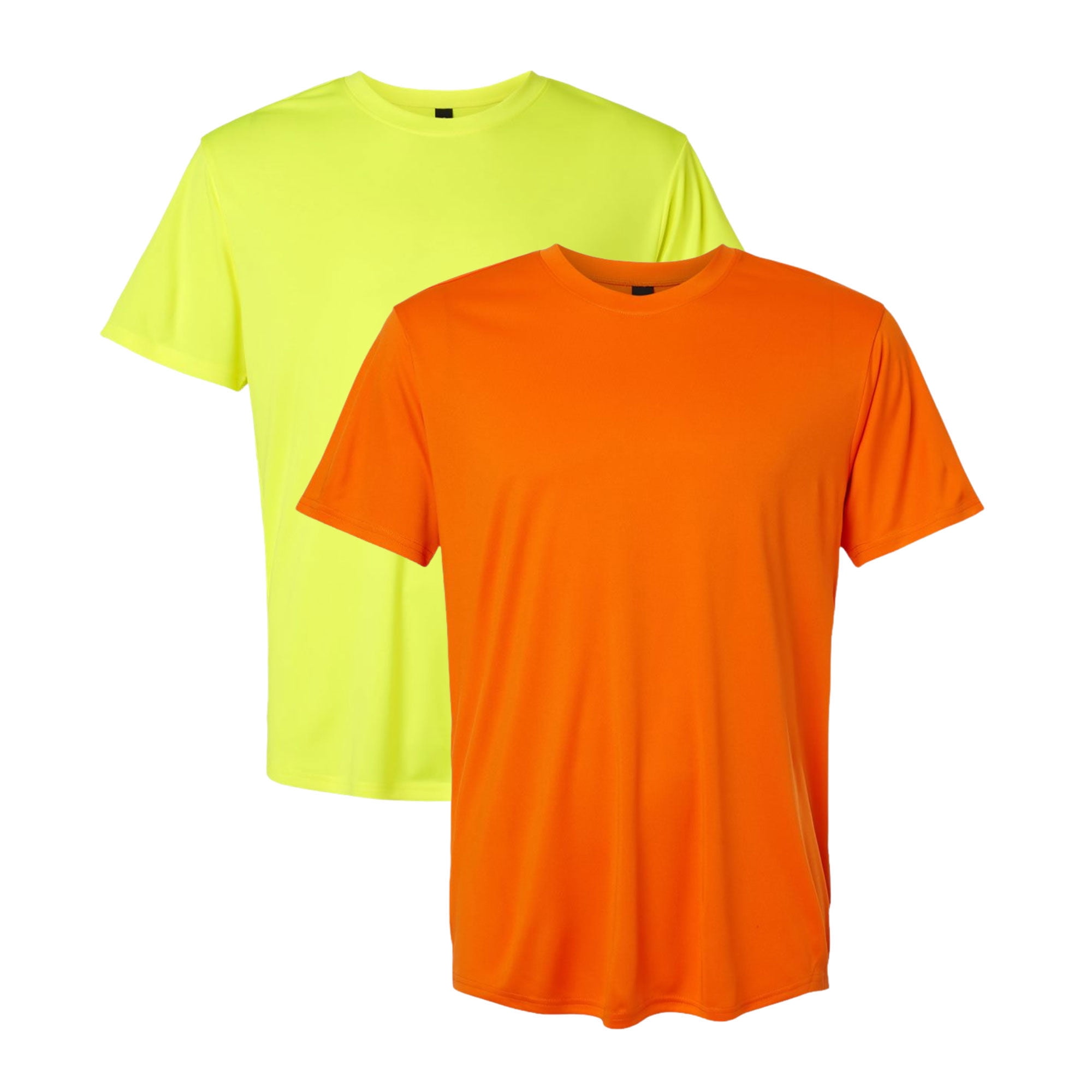 High Visibility Short Sleeve Workwear Tee, 100% Polyester Hi Vis