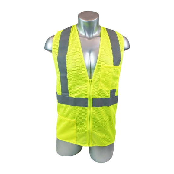 High Visibility Yellow Field Vest Safety-shirt-size: M