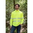 thumbnail image 1 of High Visibility Yellow Safety Long Sleeve Work Shirt, 1 of 3