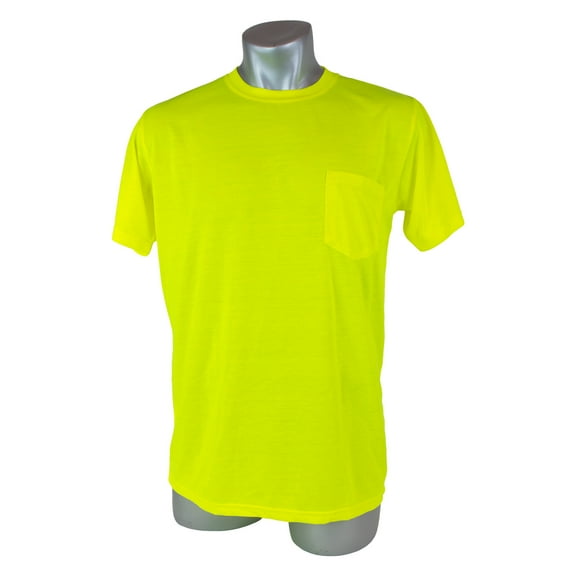 High Visibility Yellow Safety Short Sleeve Shirt-Pack of 10 Safety-shirt-size: 3XL