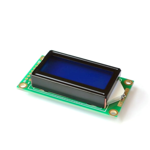 High Visual 0802 0802A LCD Screen Module Small Size 58x32x10mm For Industrial and Electronics Projects