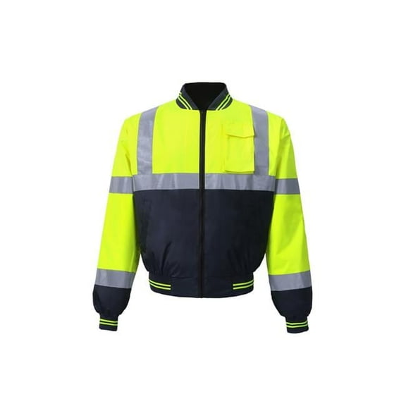 High-Viz Class 3 Light Weight Windbreaker, Lime - Large
