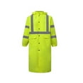 thumbnail image 1 of High-Viz Class 3 Rain Coat, Lime - 2XL, 1 of 1