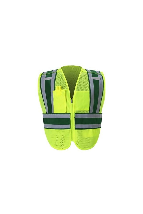 High-Viz Public Safety Vest, Green - Jumbo