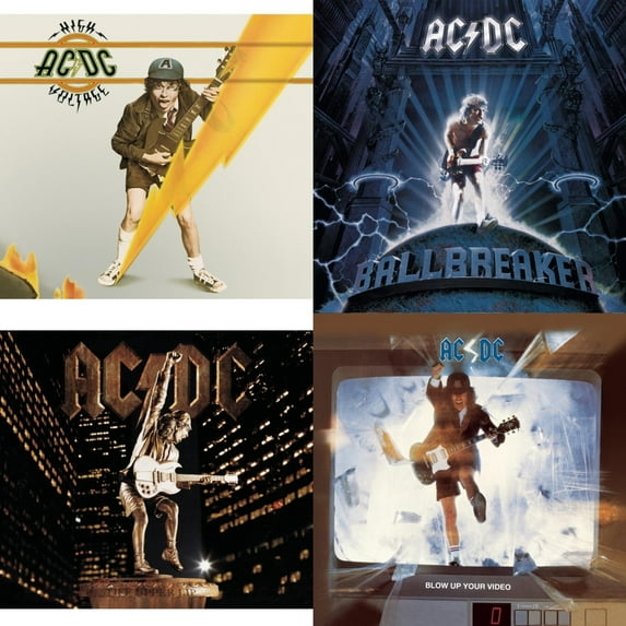 High Voltage & Ballbreaker & Stiff Upper Lip & Blow Up Your Video [CD Bundle]