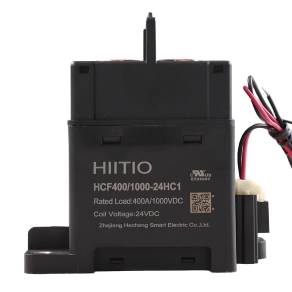 HIITIO High Voltage DC Relays Contactors Ceramic, 400A 1000Vdc High Voltage DC Relay Contactor, ESS, EV Charging, EV/HEV, PV/Solar Power, Wind Power, UL Listed