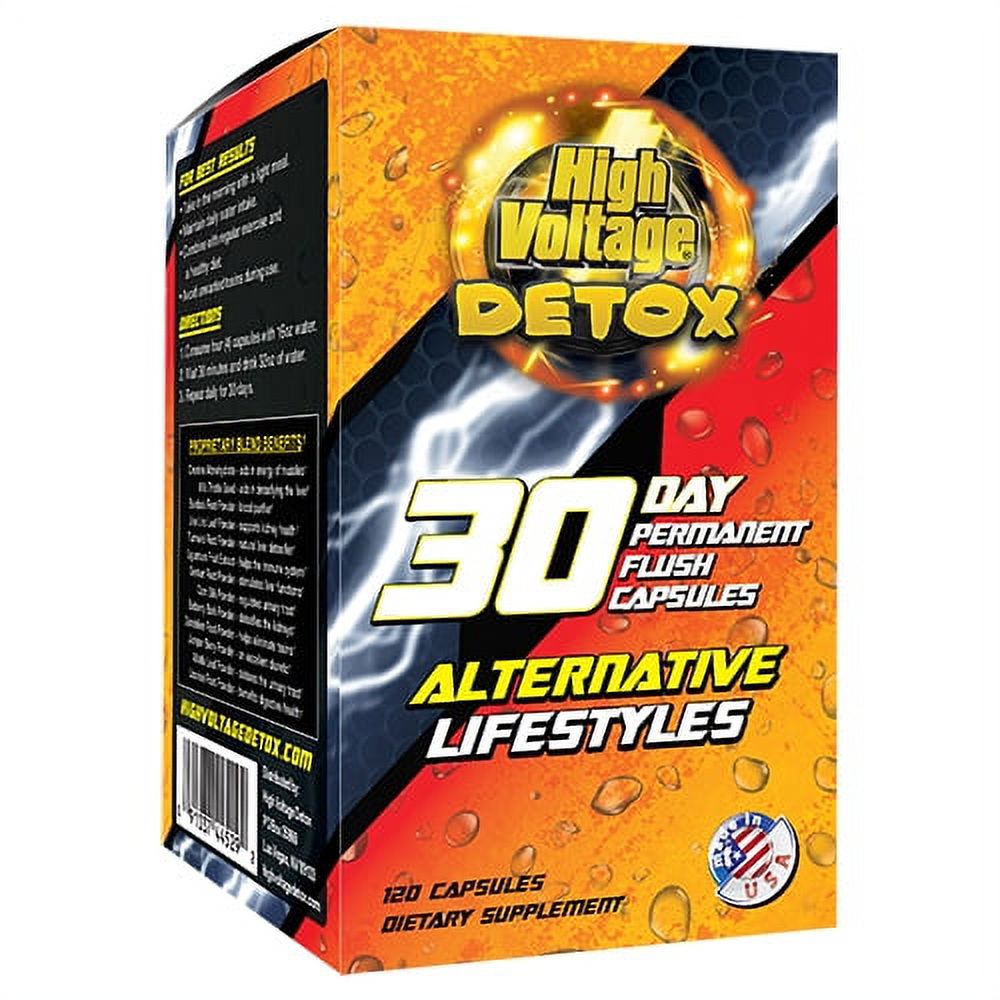 High Voltage Detox 30 Day Permanent Flush Capsules