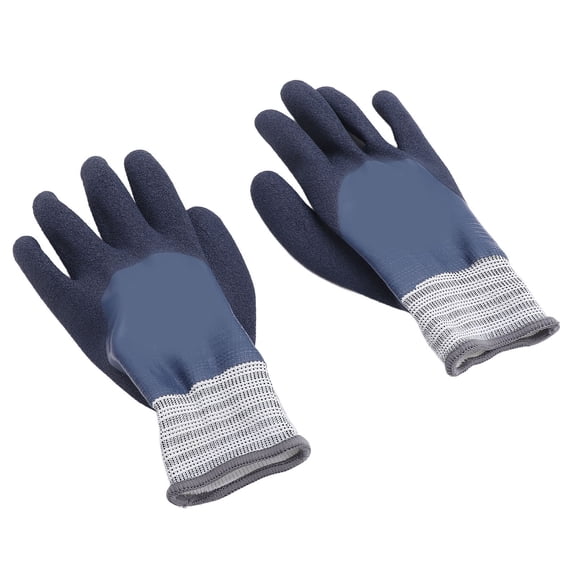 High Voltage Electrical Insulated Gloves 1000V Heavy Duty Rubber Protective Work Safety Gloves for Electrician Mechanical Lineman against Electric Shock, 10 inches / 25.4 cm