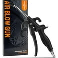 High Volume Air Blow Gun with Rubber Guard Air Flow Nozzle, Industrial
