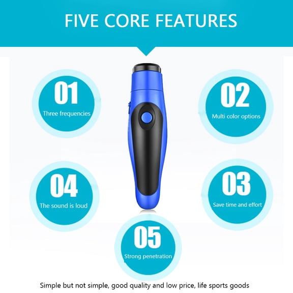 High,Volume Electronic Whistle for Referees Emergencies, Crack,Resistant, Lightweight Design