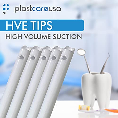 High Volume Evacuator HVE Tips 500 HVE Suction Tips Dental Disposable Vented Evacuation