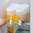 thumbnail image 1 of High Volume Refrigerator Beverage Dispenser with Bottom Spout - 3.5L Cold Pitcher for Iced Drinks, Lemonade & Tea | Food Grade Durable Container for Home Use, 1 of 7