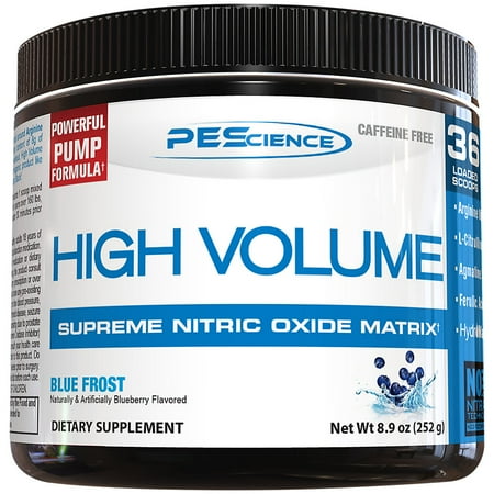 PEScience - High Volume Supreme Nitric Oxide Matrix Blue Frost 36 Scoops - 8.9 oz.