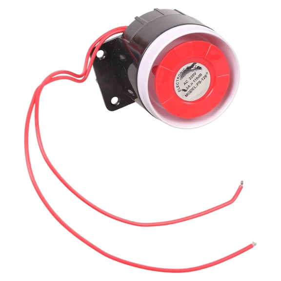 High Volumes 120dB Emergencies Alarm Systems with Mounting Flame-resist Not Theft Defense for Indoor Security