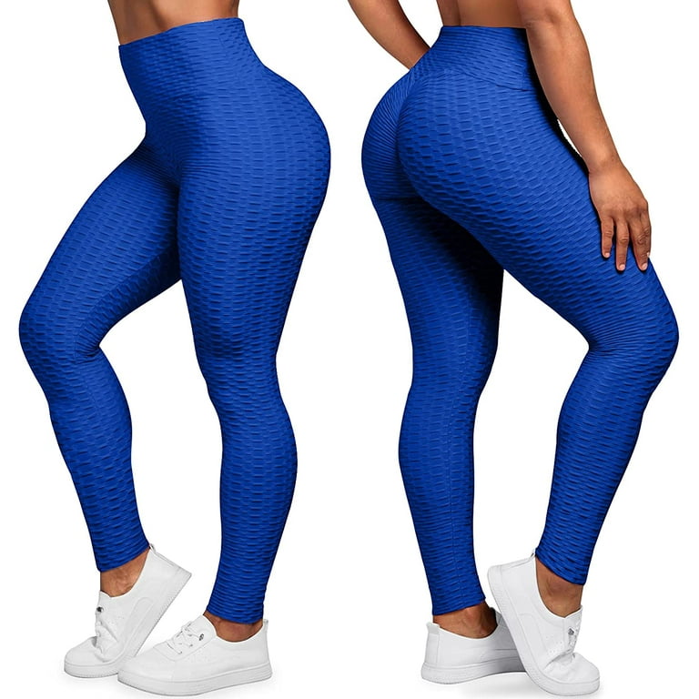 Butt Lifting Leggings for Women - High Waisted Tummy Control Yoga Pants  Anti Cellulite Booty Lift Honeycomb Legging Tights