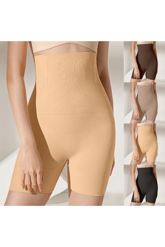 High Waist Butt Lifting Tummy Tuck Shaping Pants With Double Layer Pressure Support Strong Abdominal Control Figure Shaping Underwear Breathable Comfortable All Day Wear