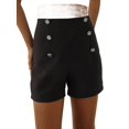 thumbnail image 1 of High Waist Buttoned Shorts, 1 of 5