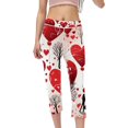 High Waist Capris Gym Pants Women's Leggings Not SeeThrough Printed