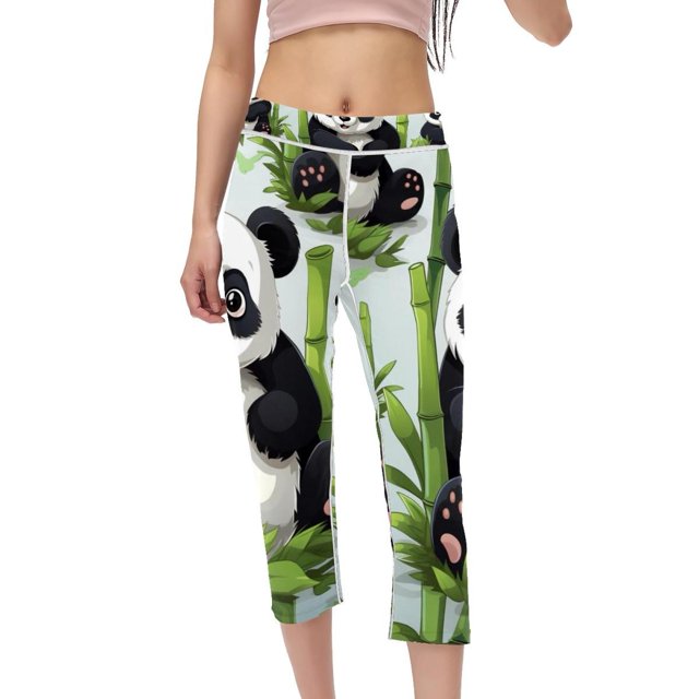 High Waist Capris Yoga Pants Gym Leggings Fitness Running Womens