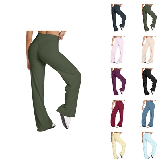 High Waist Casual Pants With Lifting Soft Stretchy Comfy Trousers For Yoga Gym Workout Athletic Wear Pantalon Capri Para Mujer Verano