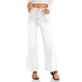 thumbnail image 1 of High Waist Casual Women Ankle Jeans Straight Leg Denim Pants, 1 of 7