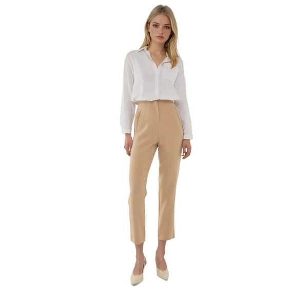 High Waist Cigarette Pants