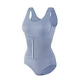 thumbnail image 1 of High Waist Compression Bodysuit For Women Abdomen Control Butt Lifting Full Body Shaping Invisible Shapewear with Hooks, 1 of 8