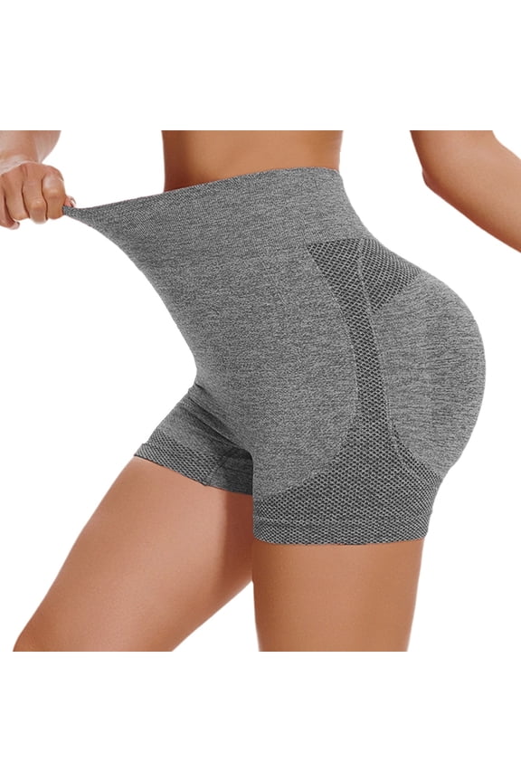 High Waist Compression Yoga Shorts For Women Breathable See Through And Fitness Enhancing Workout Shorts Pack for Women plus Size Yoga Shorts for Women 2x