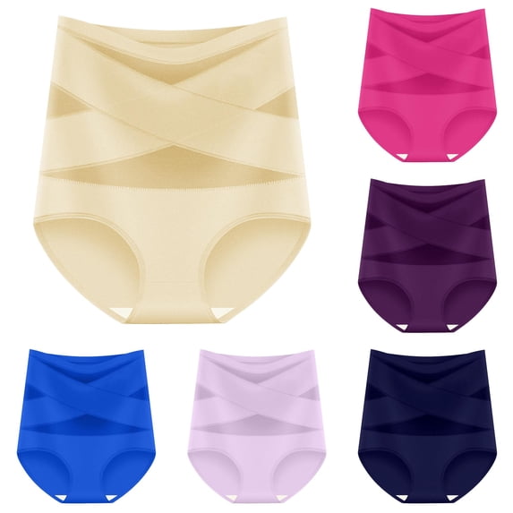 High Waist Control Seamless Shaping Panties High Waist Control Seamless Shaping Panties Womens Cute Underwear Variety Pack XL
