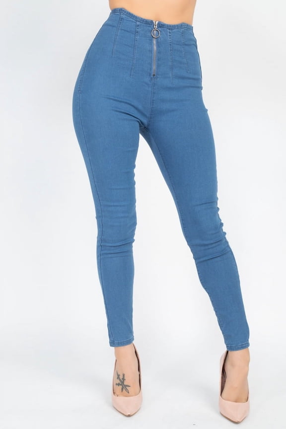 High Waist Denim Jeans 9