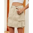 thumbnail image 1 of High Waist Denim Skirt, 1 of 10