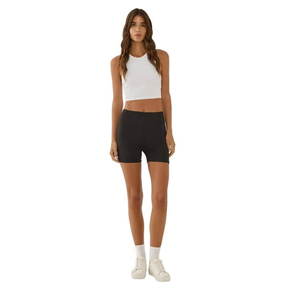 High Waist Elastic Biker Leggings